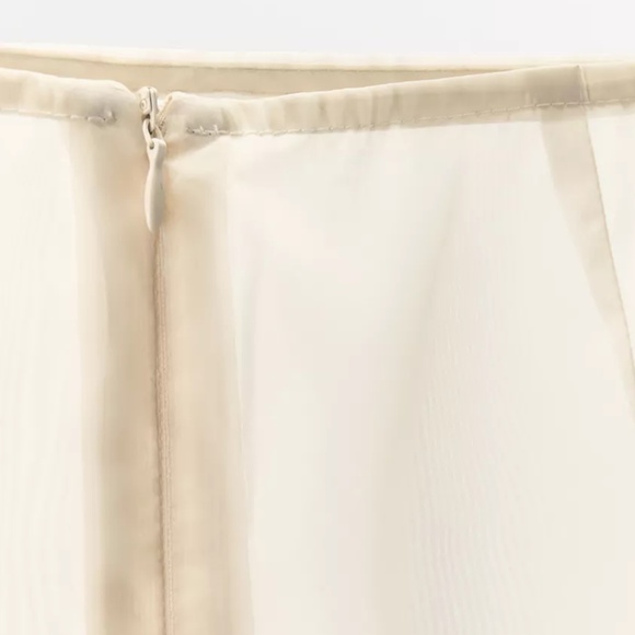 Zara Organza Midi Skirt - Picture 7 of 8